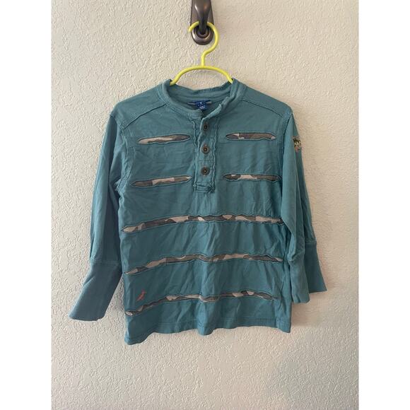 Naartjie Boys 4T long sleeve Top Henley - Picture 1 of 5